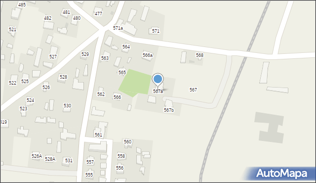 Wierzawice, Wierzawice, 567a, mapa Wierzawice