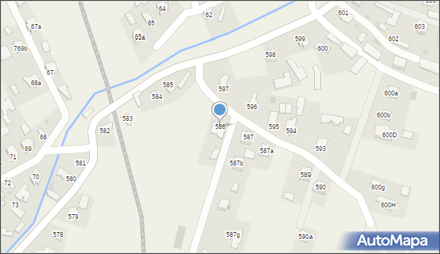 Wierzawice, Wierzawice, 586, mapa Wierzawice