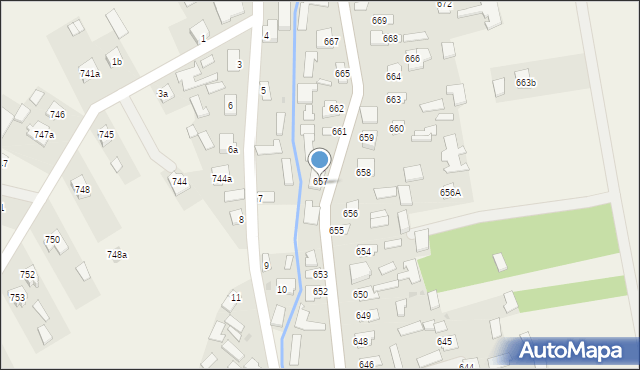 Wierzawice, Wierzawice, 657, mapa Wierzawice