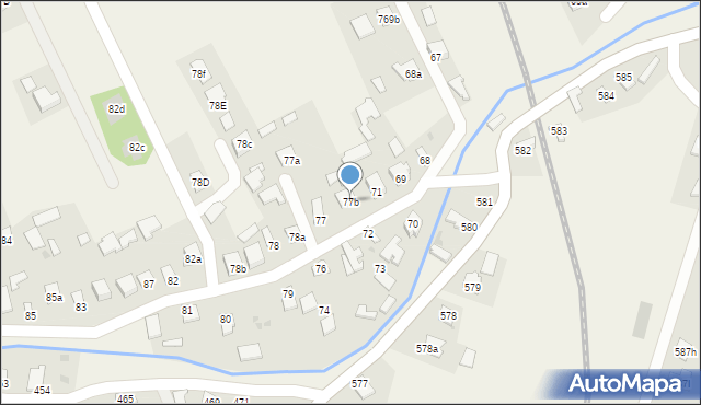 Wierzawice, Wierzawice, 77b, mapa Wierzawice