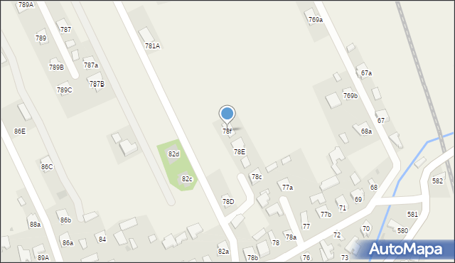 Wierzawice, Wierzawice, 78f, mapa Wierzawice