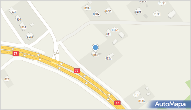 Wierzawice, Wierzawice, 812, mapa Wierzawice