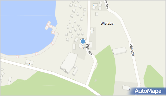 Wierzba, Wierzba, 5, mapa Wierzba