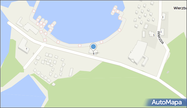 Wierzba, Wierzba, 6, mapa Wierzba