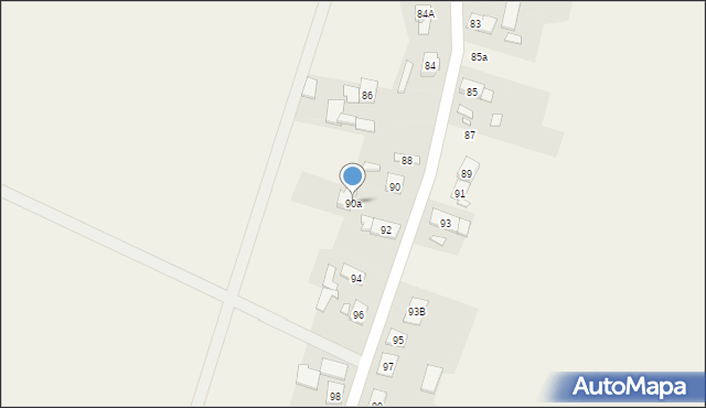Wierzbica Górna, Wierzbica Górna, 90a, mapa Wierzbica Górna