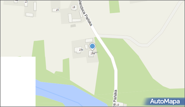 Wierzbica Pańska, Wierzbica Pańska, 19a, mapa Wierzbica Pańska