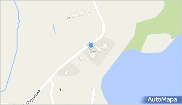 Wierzbiczany, Wierzbiczany, 1a, mapa Wierzbiczany