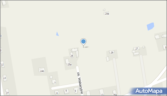 Wierzbiczany, Wierzbiczany, 25b, mapa Wierzbiczany