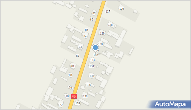 Wierzbie, Wierzbie, 132, mapa Wierzbie