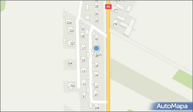 Wierzbie, Wierzbie, 18, mapa Wierzbie