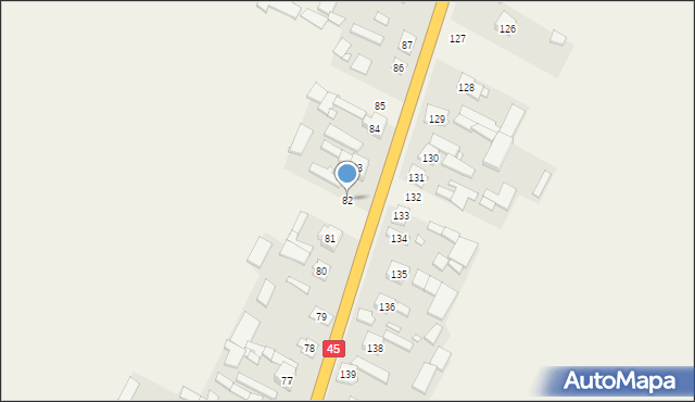 Wierzbie, Wierzbie, 82, mapa Wierzbie