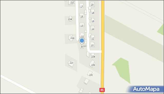 Wierzbie, Wierzbie, 9, mapa Wierzbie