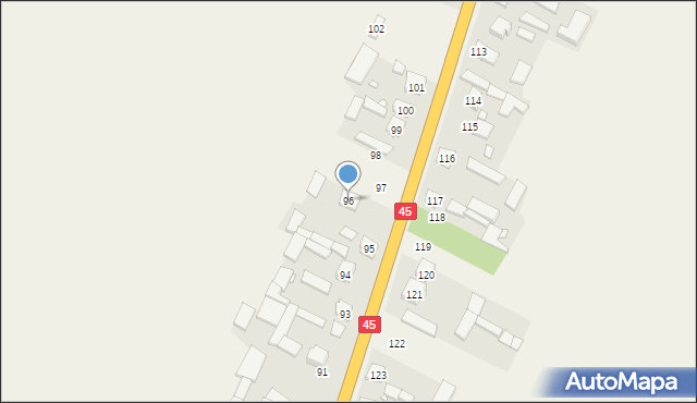 Wierzbie, Wierzbie, 96, mapa Wierzbie