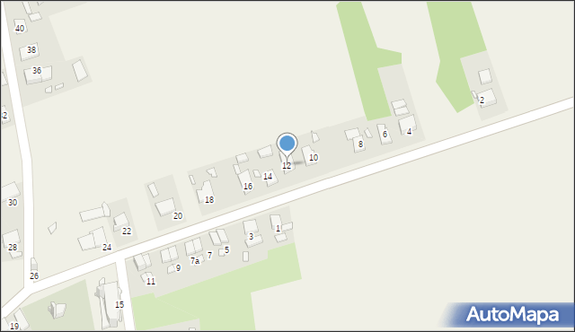 Wierzbie, Wierzbie, 12, mapa Wierzbie