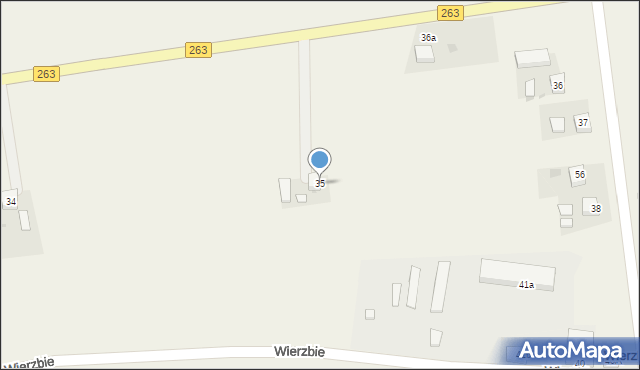 Wierzbie, Wierzbie, 35, mapa Wierzbie