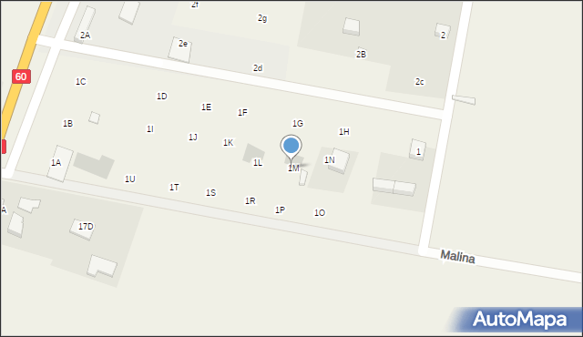 Wierzbie, Wierzbie, 1M, mapa Wierzbie