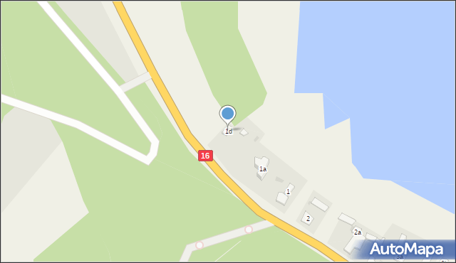 Wierzbiny, Wierzbiny, 1d, mapa Wierzbiny
