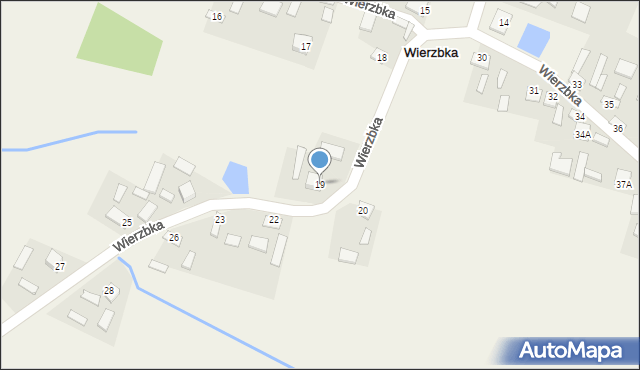 Wierzbka, Wierzbka, 19, mapa Wierzbka