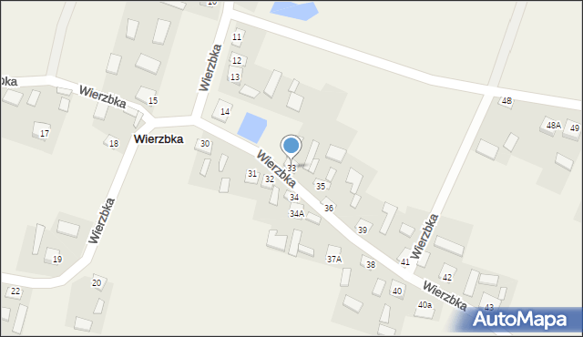 Wierzbka, Wierzbka, 33, mapa Wierzbka