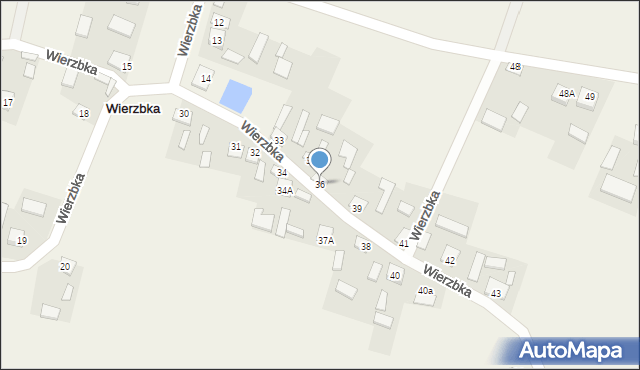 Wierzbka, Wierzbka, 36, mapa Wierzbka