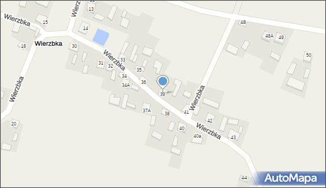 Wierzbka, Wierzbka, 39, mapa Wierzbka