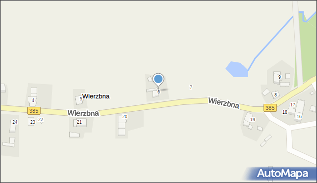 Wierzbna, Wierzbna, 6, mapa Wierzbna