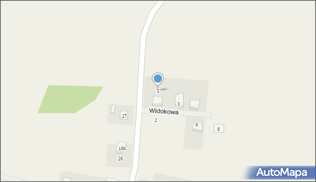 Wierzbnica, Widokowa, 1, mapa Wierzbnica