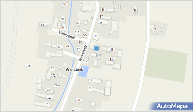 Wierzbnik, Wierzbnik, 31, mapa Wierzbnik