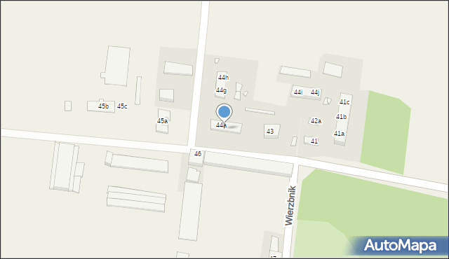 Wierzbnik, Wierzbnik, 44e, mapa Wierzbnik