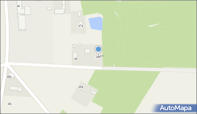 Wierzbno, Wierzbno, 46b, mapa Wierzbno