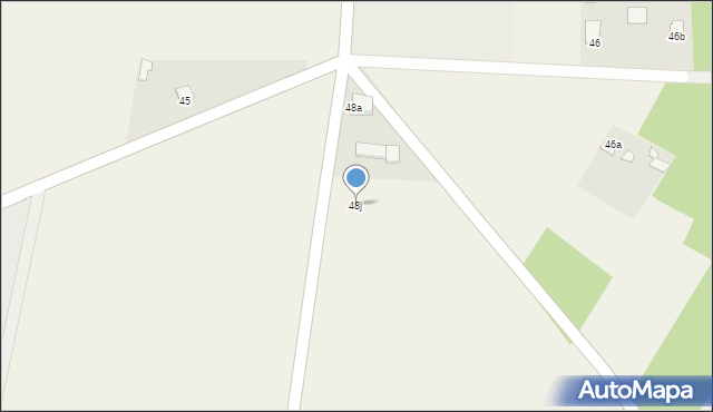 Wierzbno, Wierzbno, 48j, mapa Wierzbno