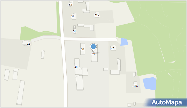 Wierzbno, Wierzbno, 49, mapa Wierzbno