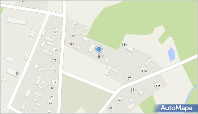 Wierzbno, Wierzbno, 68, mapa Wierzbno