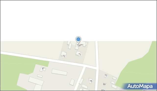 Wierzbno, Wierzbno, 71a, mapa Wierzbno