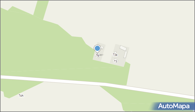Wierzbno, Wierzbno, 74, mapa Wierzbno