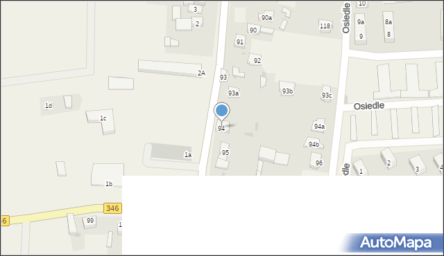 Wierzbno, Wierzbno, 94, mapa Wierzbno