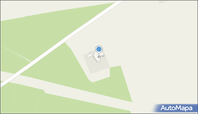 Wierzbno, Wierzbno, 43, mapa Wierzbno