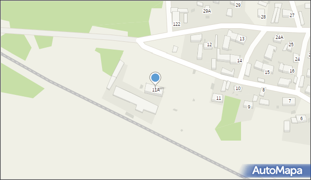 Wierzbowa, Wierzbowa, 11A, mapa Wierzbowa