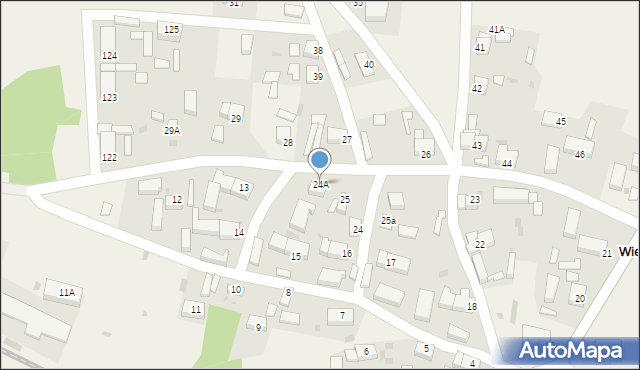 Wierzbowa, Wierzbowa, 24A, mapa Wierzbowa