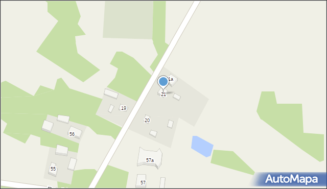 Wierzbowa, Wierzbowa, 21, mapa Wierzbowa