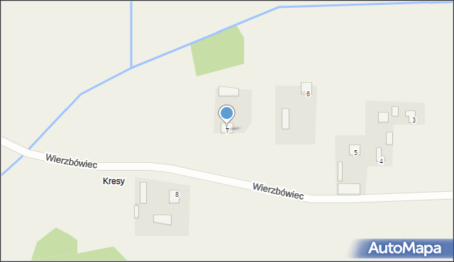 Wierzbówiec, Wierzbówiec, 7, mapa Wierzbówiec