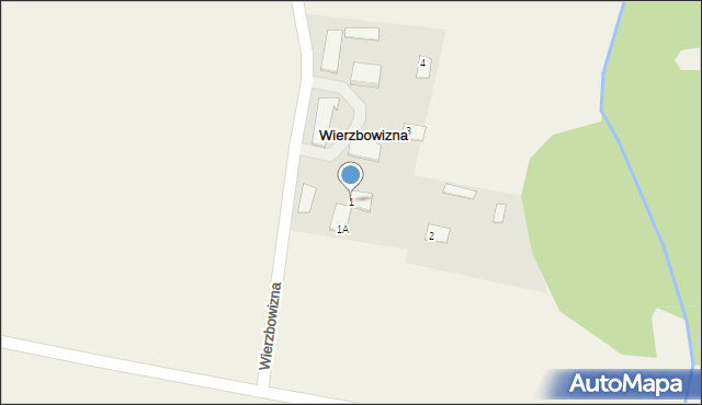 Wierzbowizna, Wierzbowizna, 1, mapa Wierzbowizna