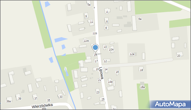 Wierzbówka, Wierzbówka, 15, mapa Wierzbówka