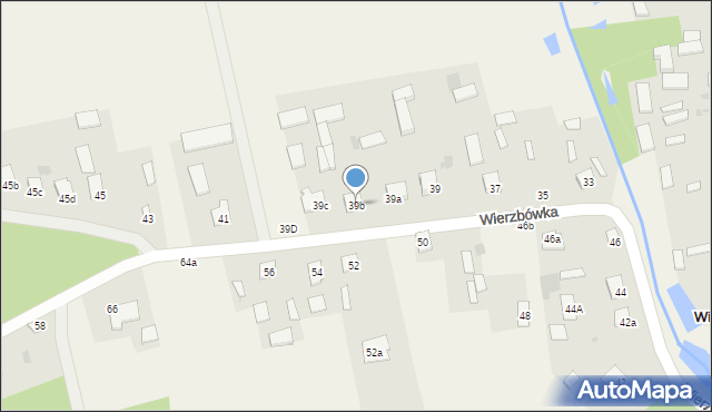 Wierzbówka, Wierzbówka, 39b, mapa Wierzbówka