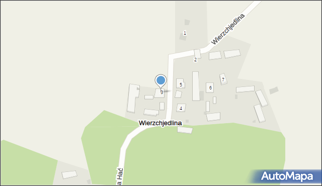 Wierzchjedlina, Wierzchjedlina, 3, mapa Wierzchjedlina