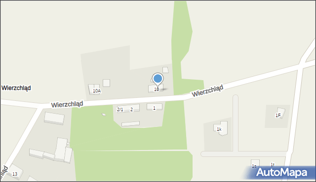 Wierzchląd, Wierzchląd, 10/2, mapa Wierzchląd