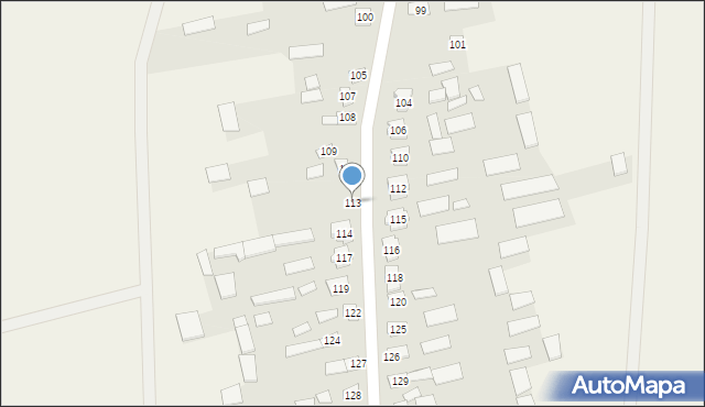 Wierzchlesie, Wierzchlesie, 113, mapa Wierzchlesie