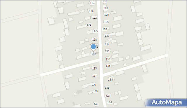 Wierzchlesie, Wierzchlesie, 132, mapa Wierzchlesie