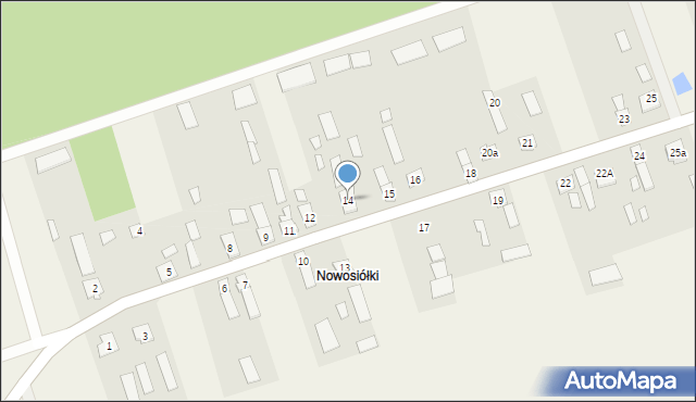 Wierzchlesie, Wierzchlesie, 14, mapa Wierzchlesie