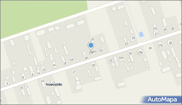 Wierzchlesie, Wierzchlesie, 20a, mapa Wierzchlesie